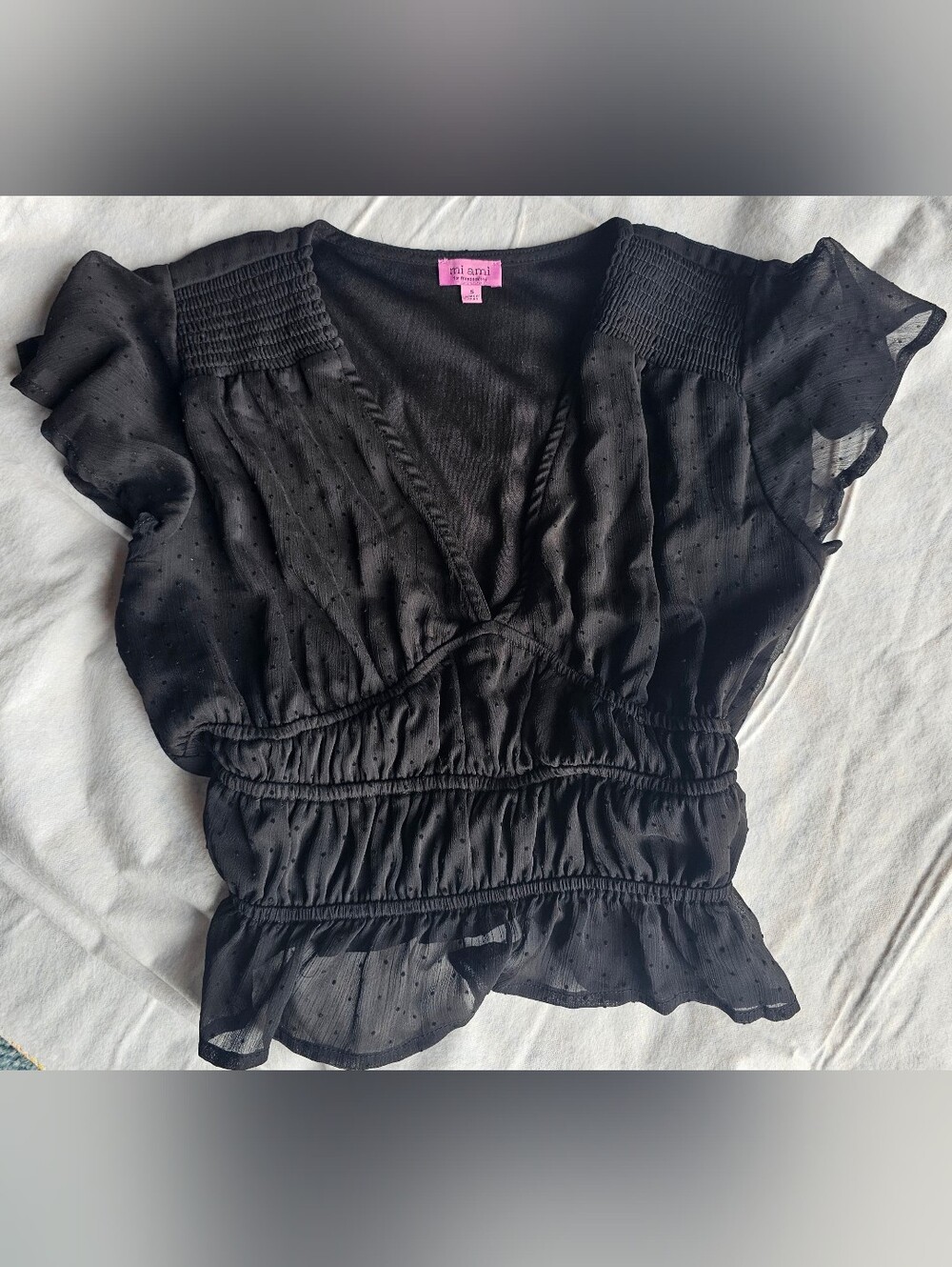 Francesca's Black Blouse
